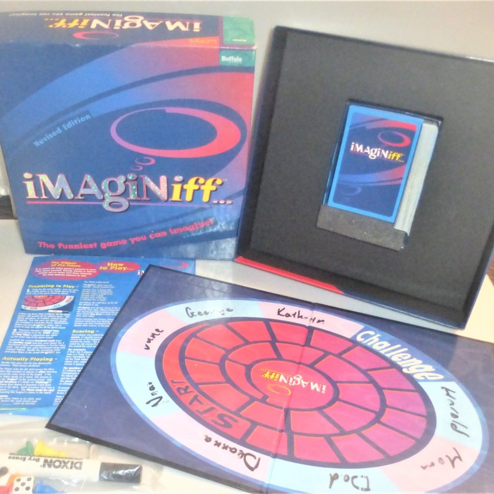 BNC 2006 Buffalo Games IMAGINIFF Board Game Revised Edition FUNNIEST GAME Comic